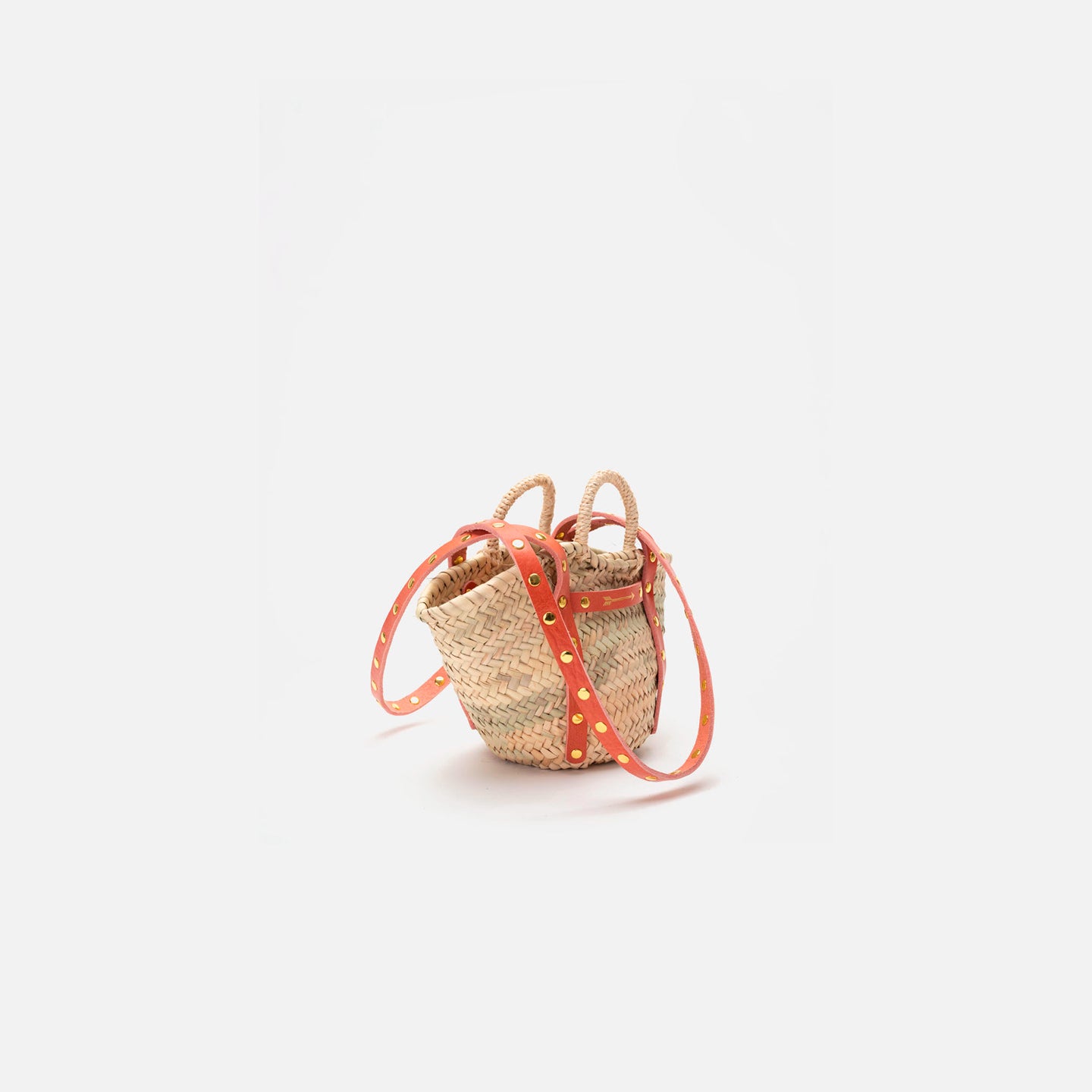 Basket Small Tachuelas Rosa