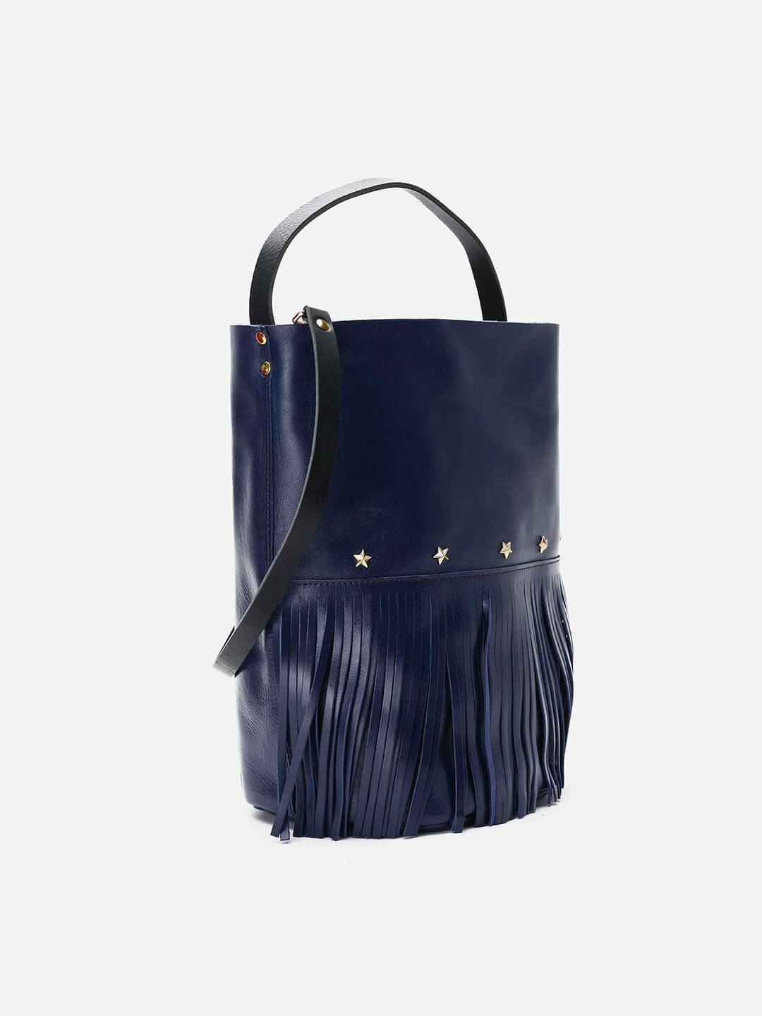 Bucket Fringes Night Blue