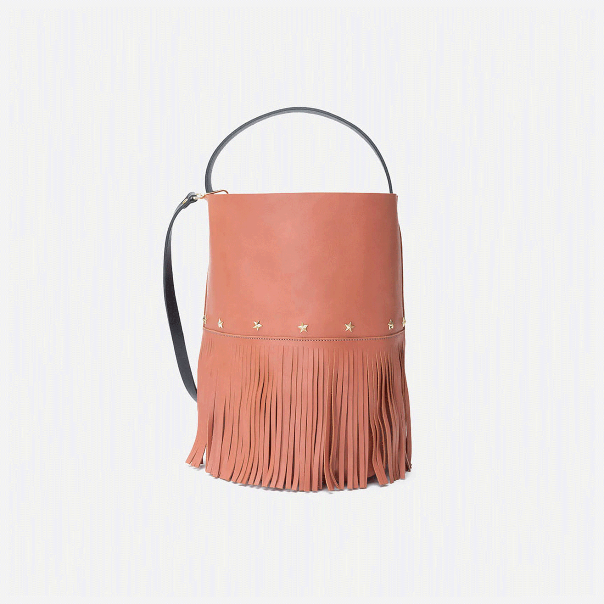 Bucket fringes Terracota