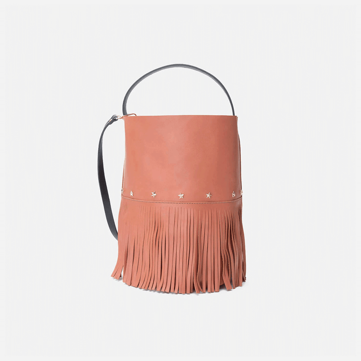 Bucket fringes Terracota