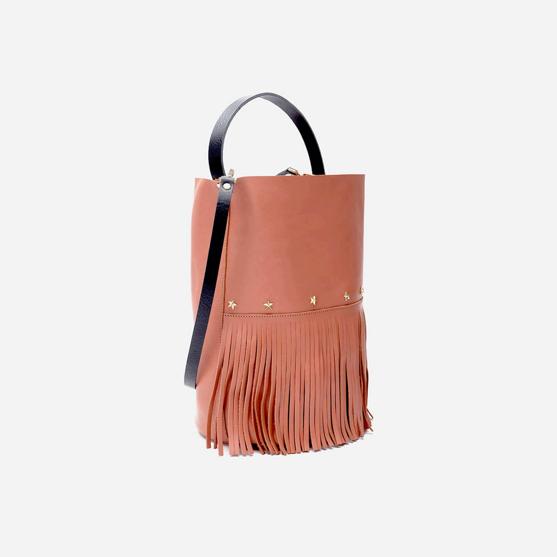 Bucket fringes Terracota