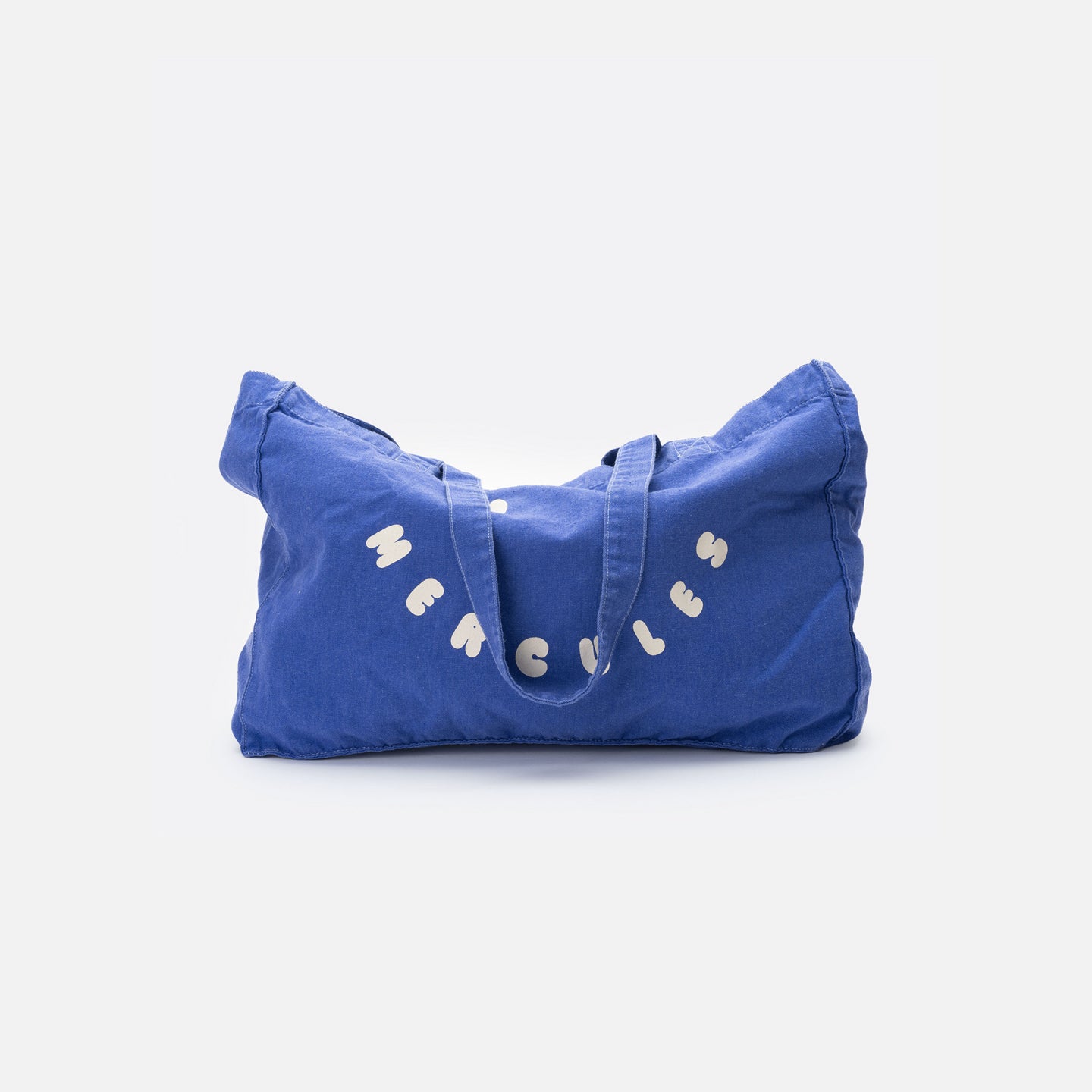 Canvas tote Smiley azul