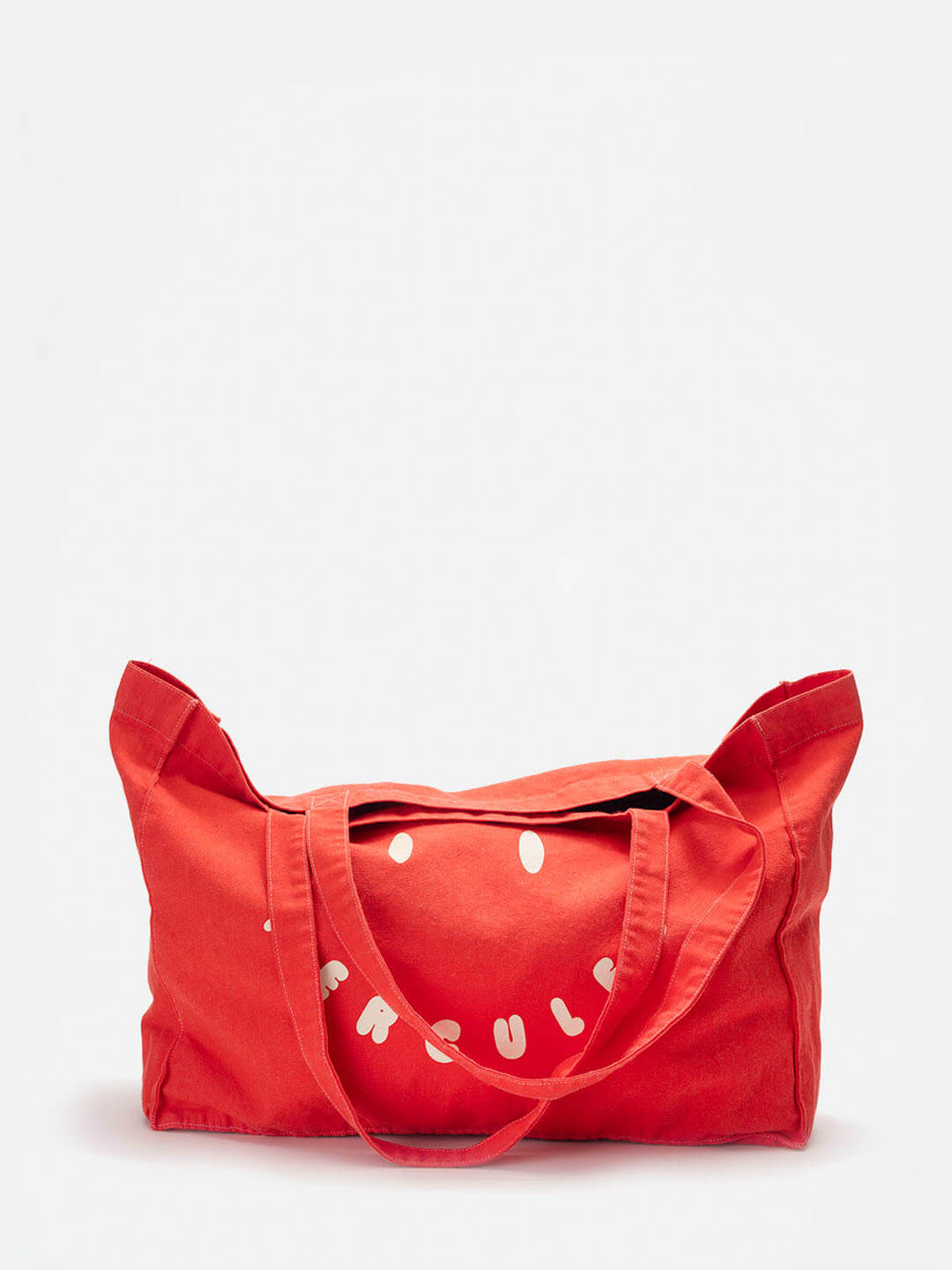 Canvas tote Smiley Rojo