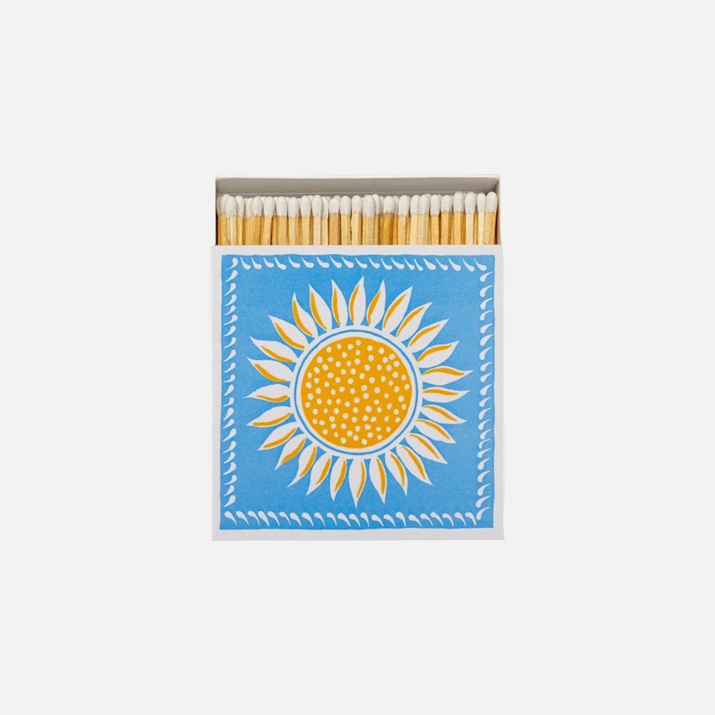 Caja cuadrada de cerillas Ariana Sunflower