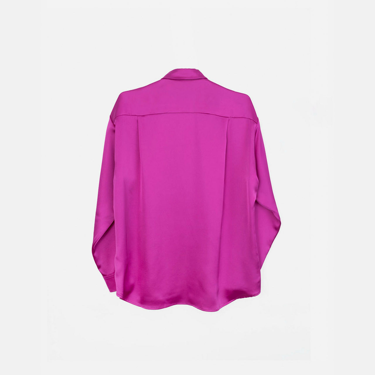 Blusa satén morado