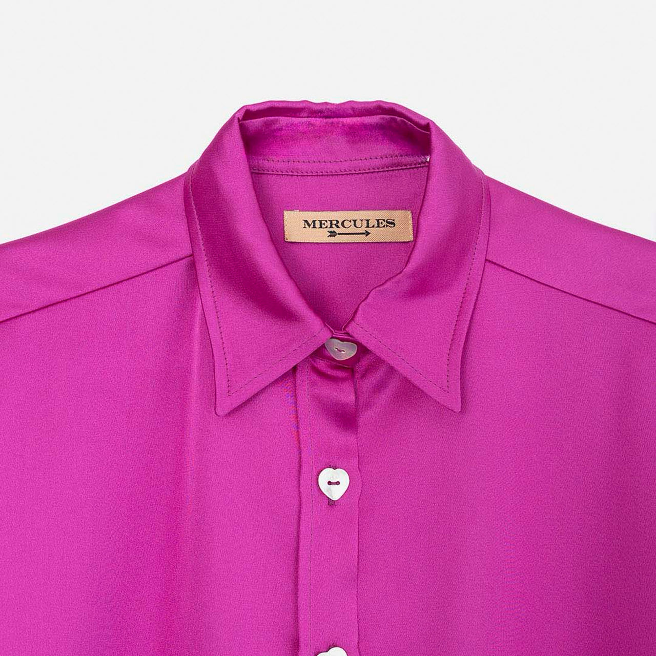 Blusa satén morado