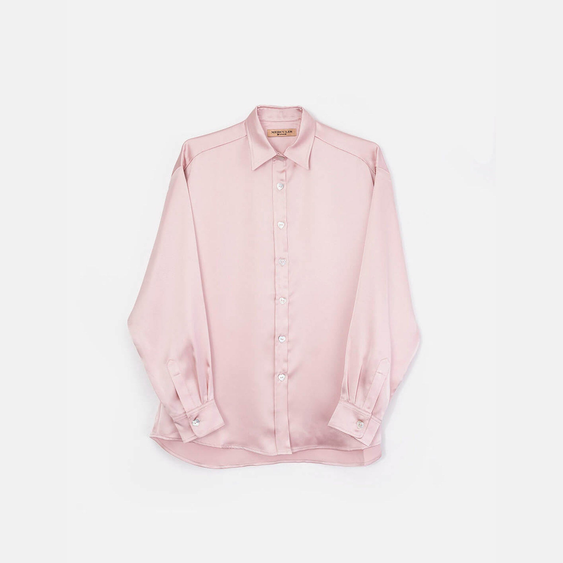 Blusa satén rosa