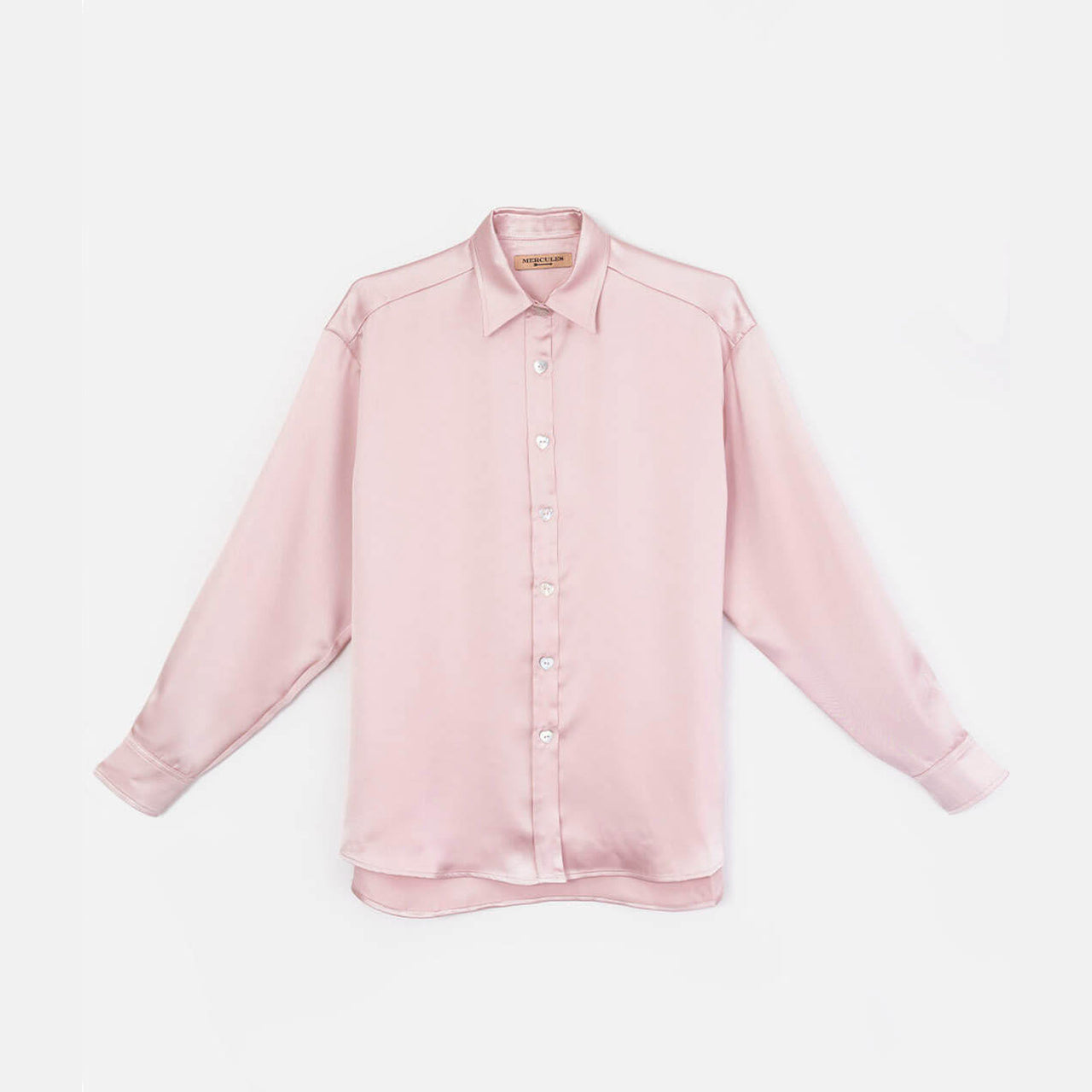 Blusa satén rosa