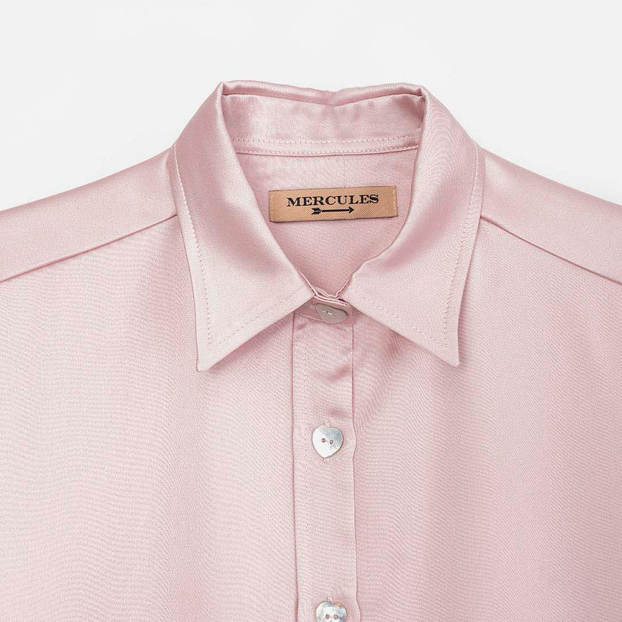 Blusa satén rosa