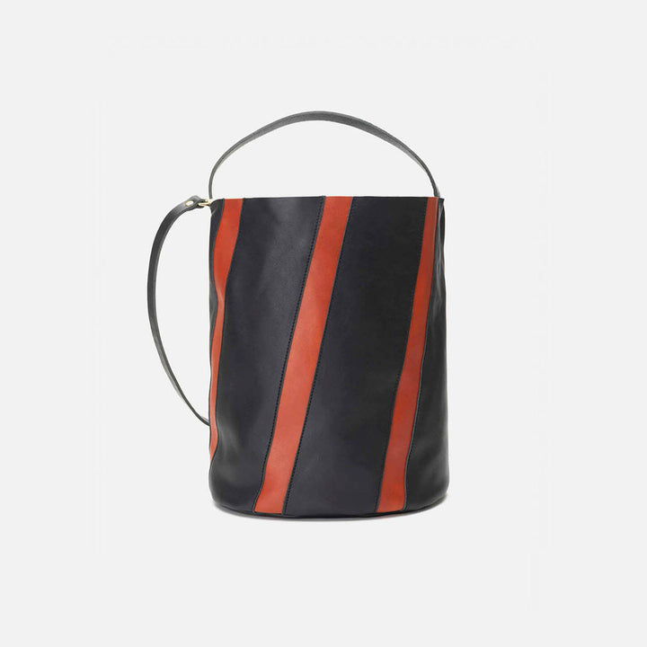 Bucket Twist Negro y Teja