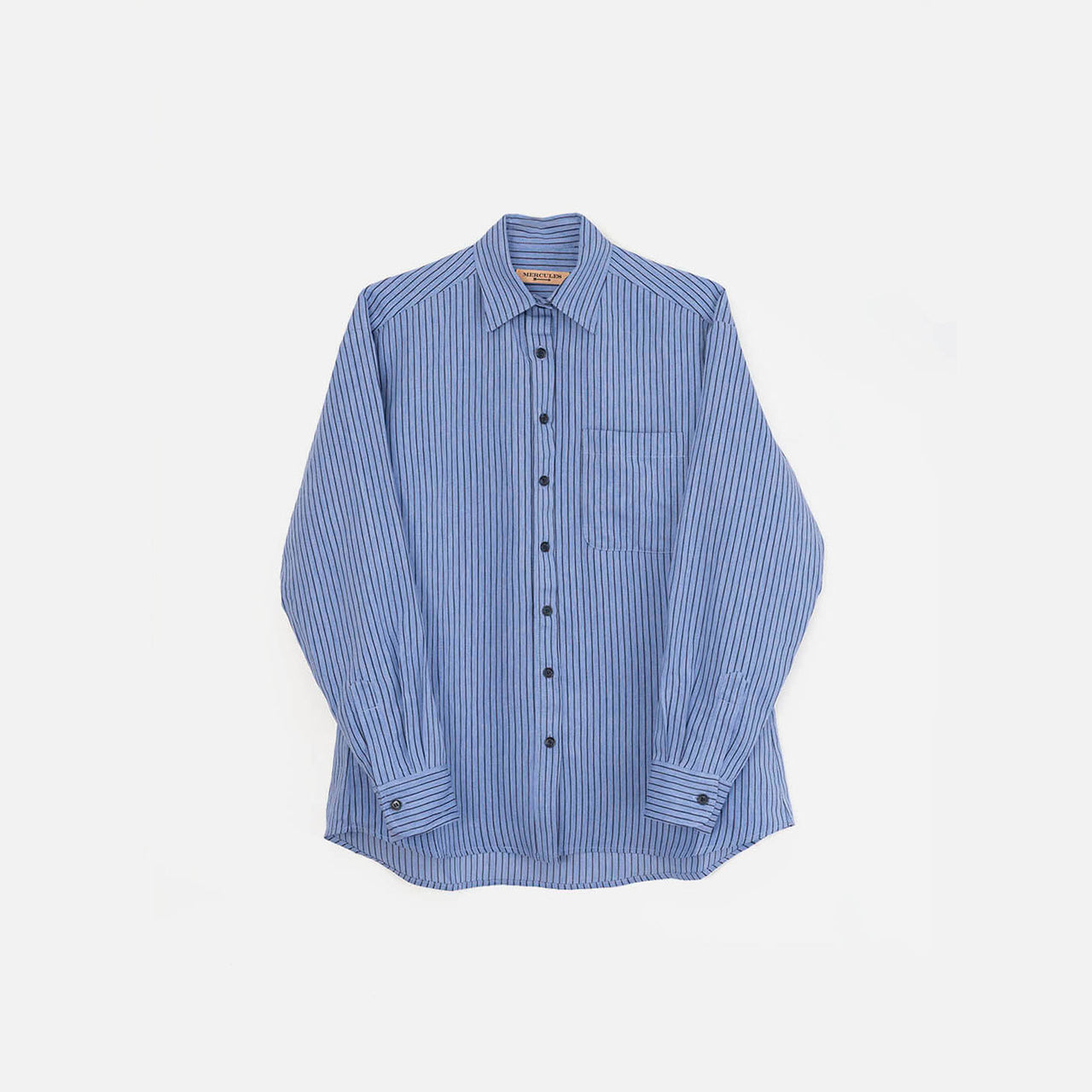 Camisa de rayas azul oscuro