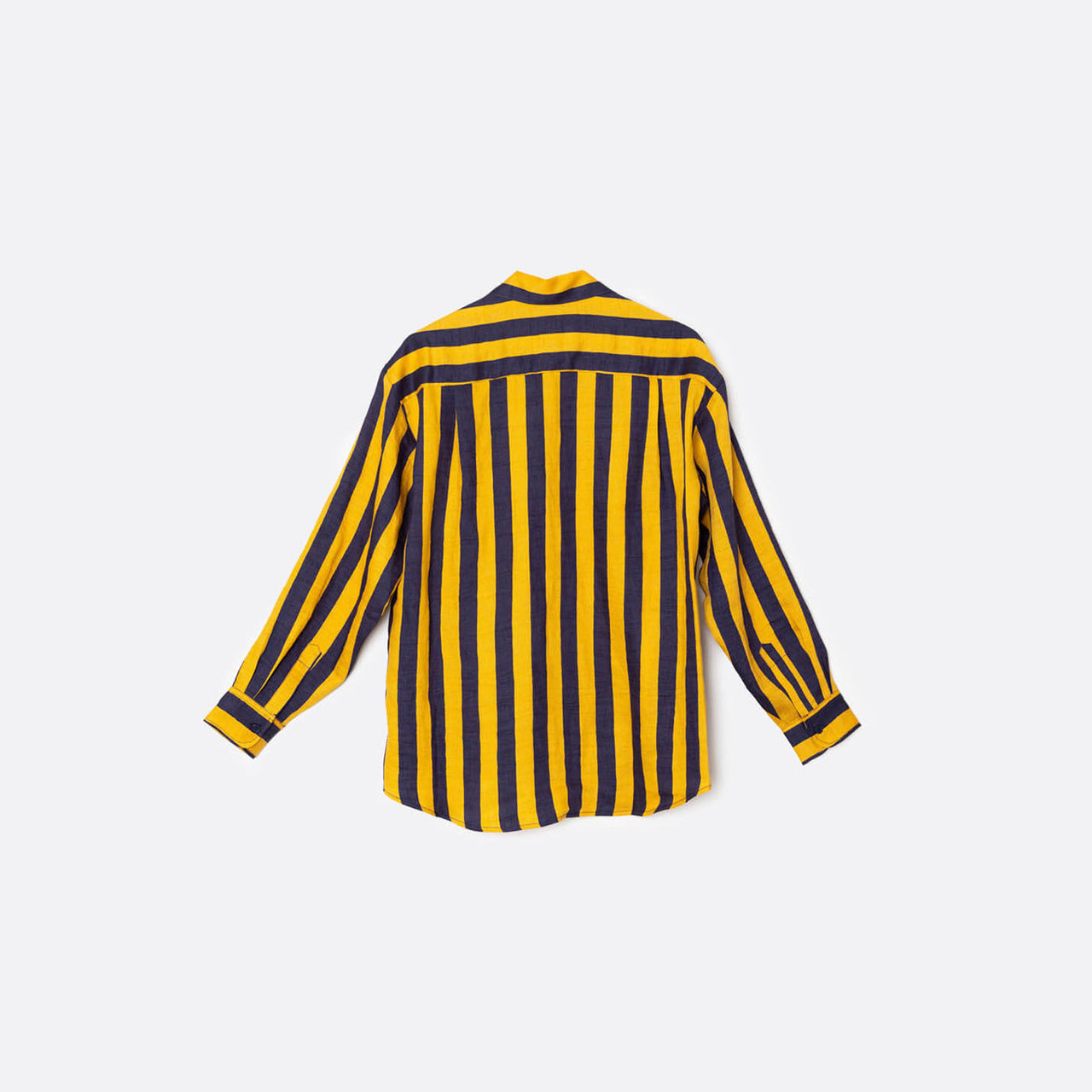 Camisa Rayas Azul y Amarillo