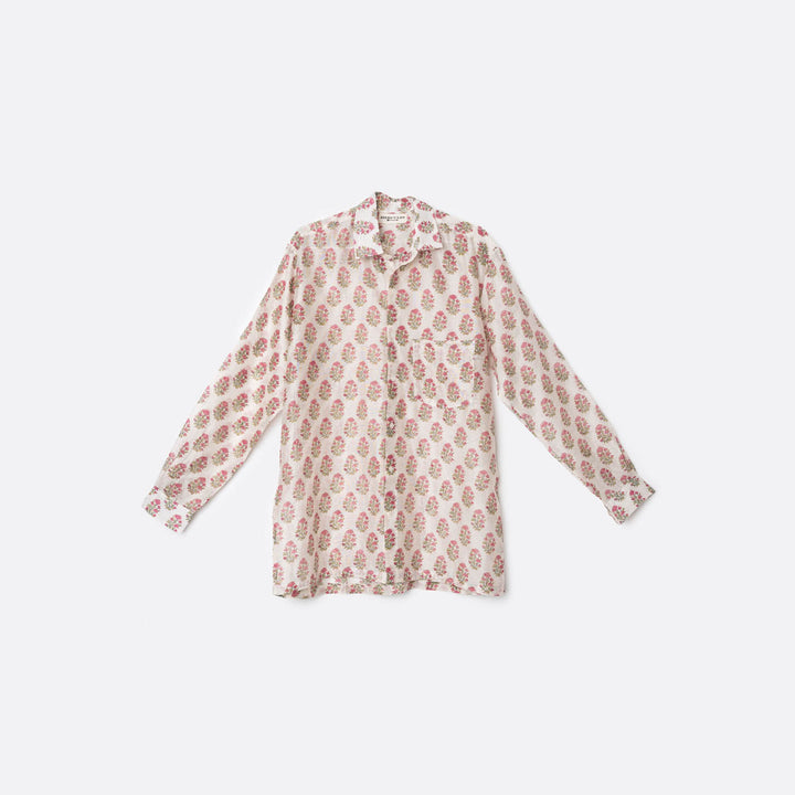 Camisa Flores Rosa