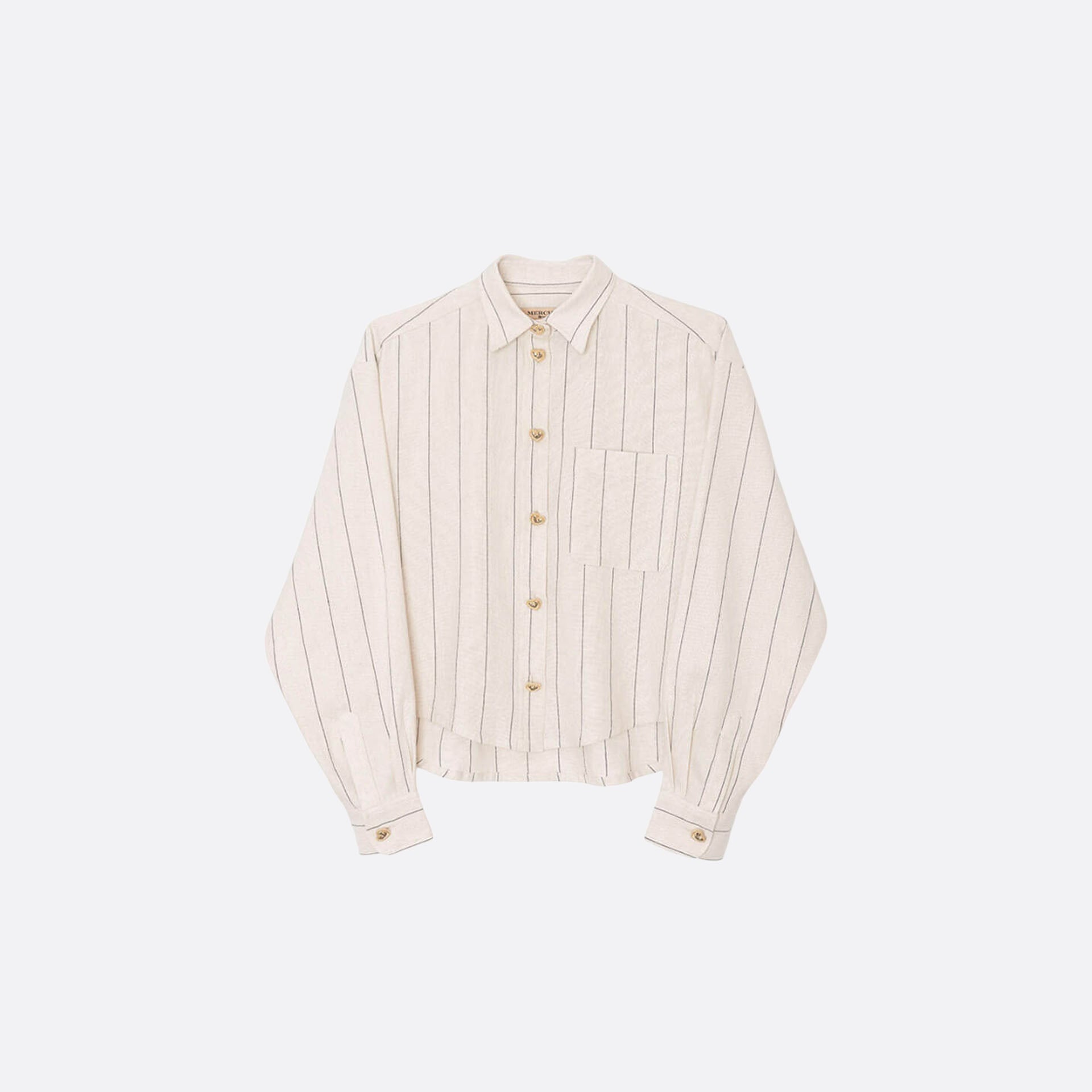 Camisa raya ancha