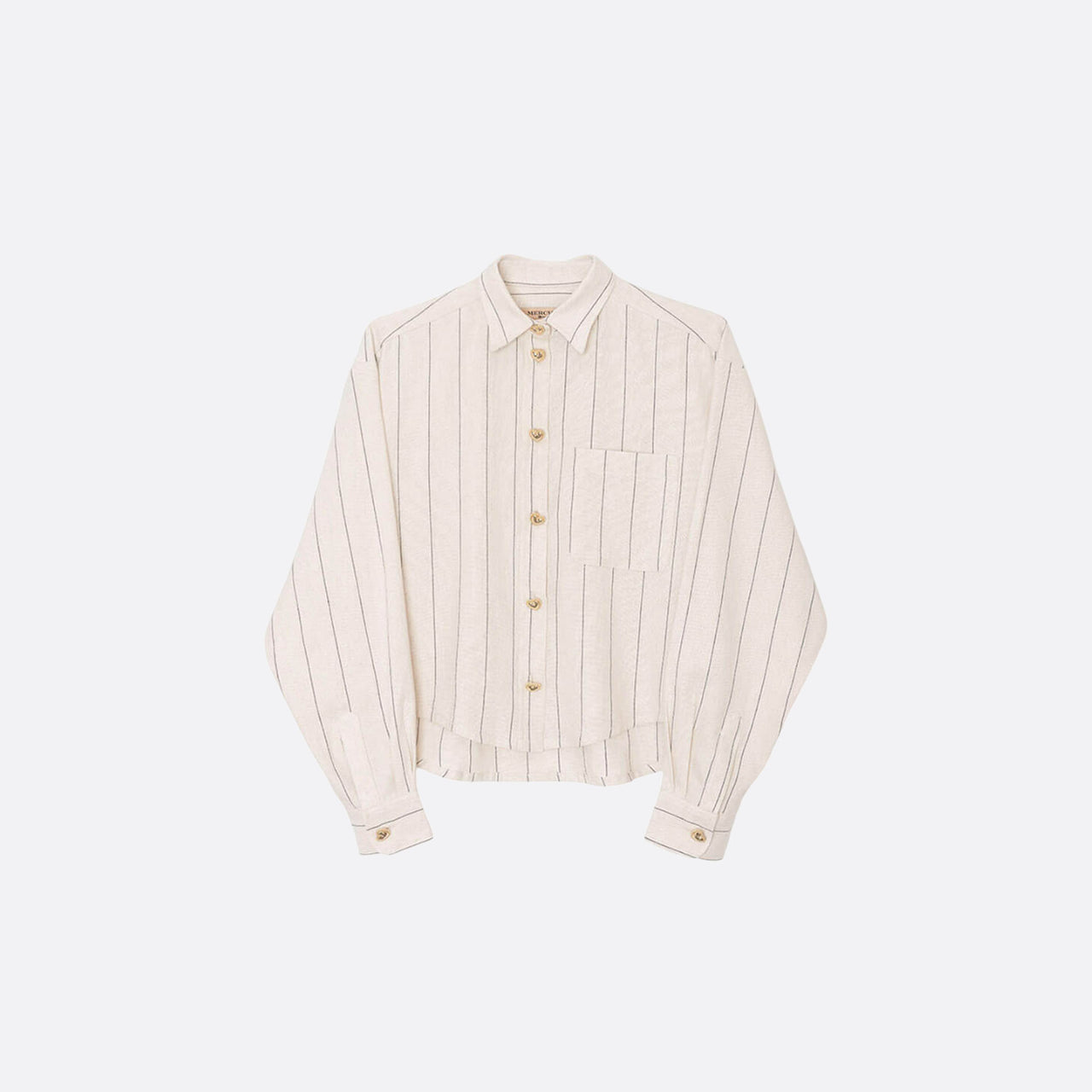 Camisa raya ancha