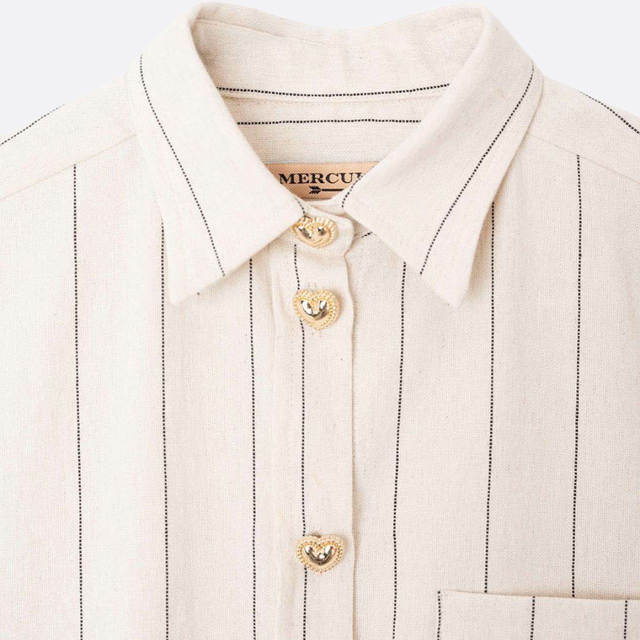 Camisa raya ancha