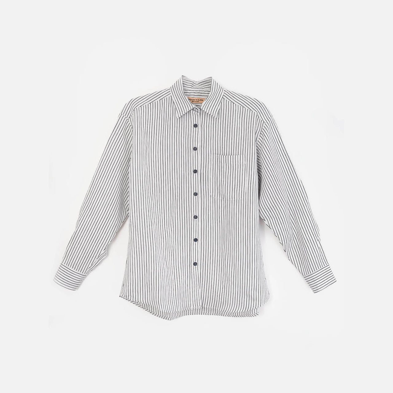 Camisa de rayas gris