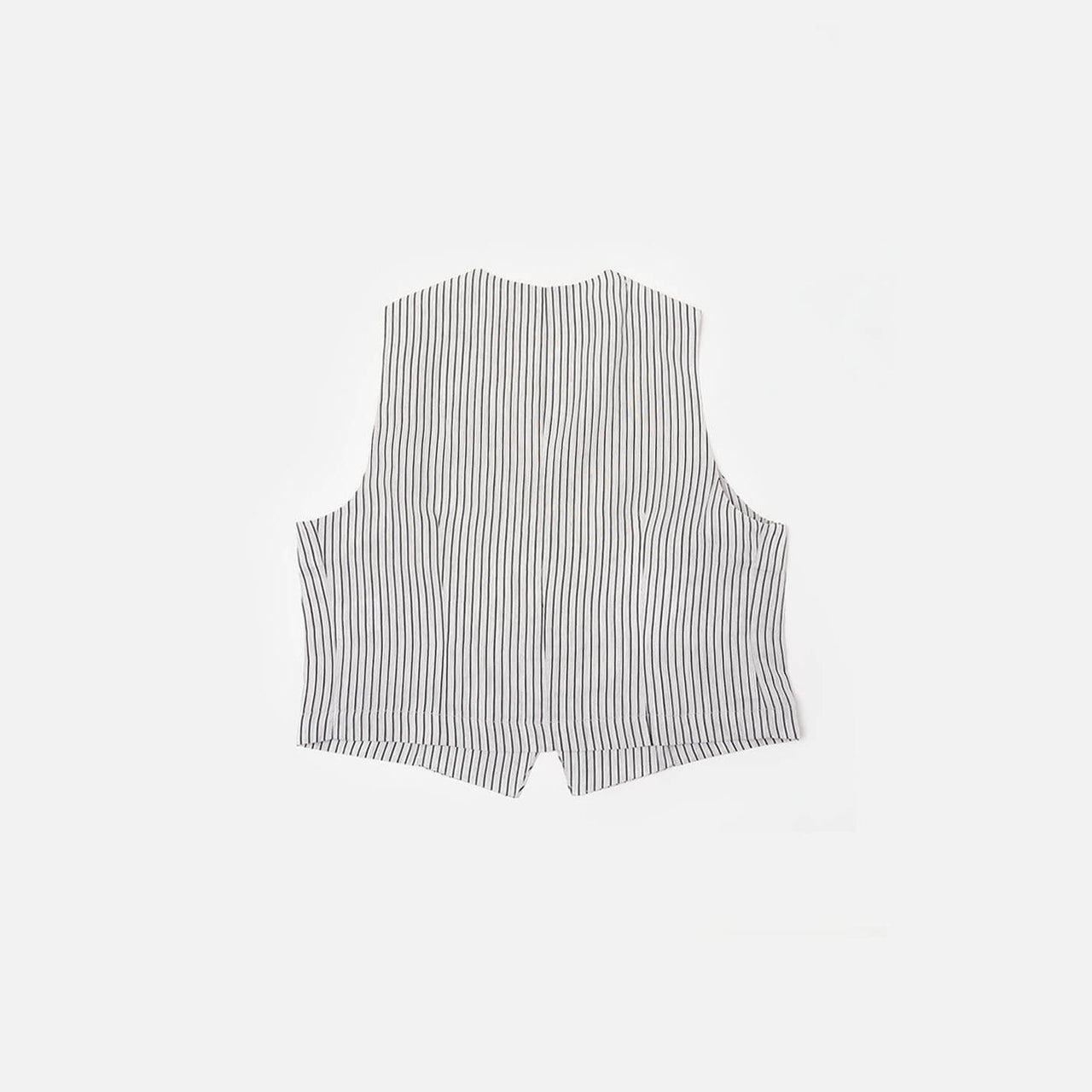 Chaleco de rayas gris