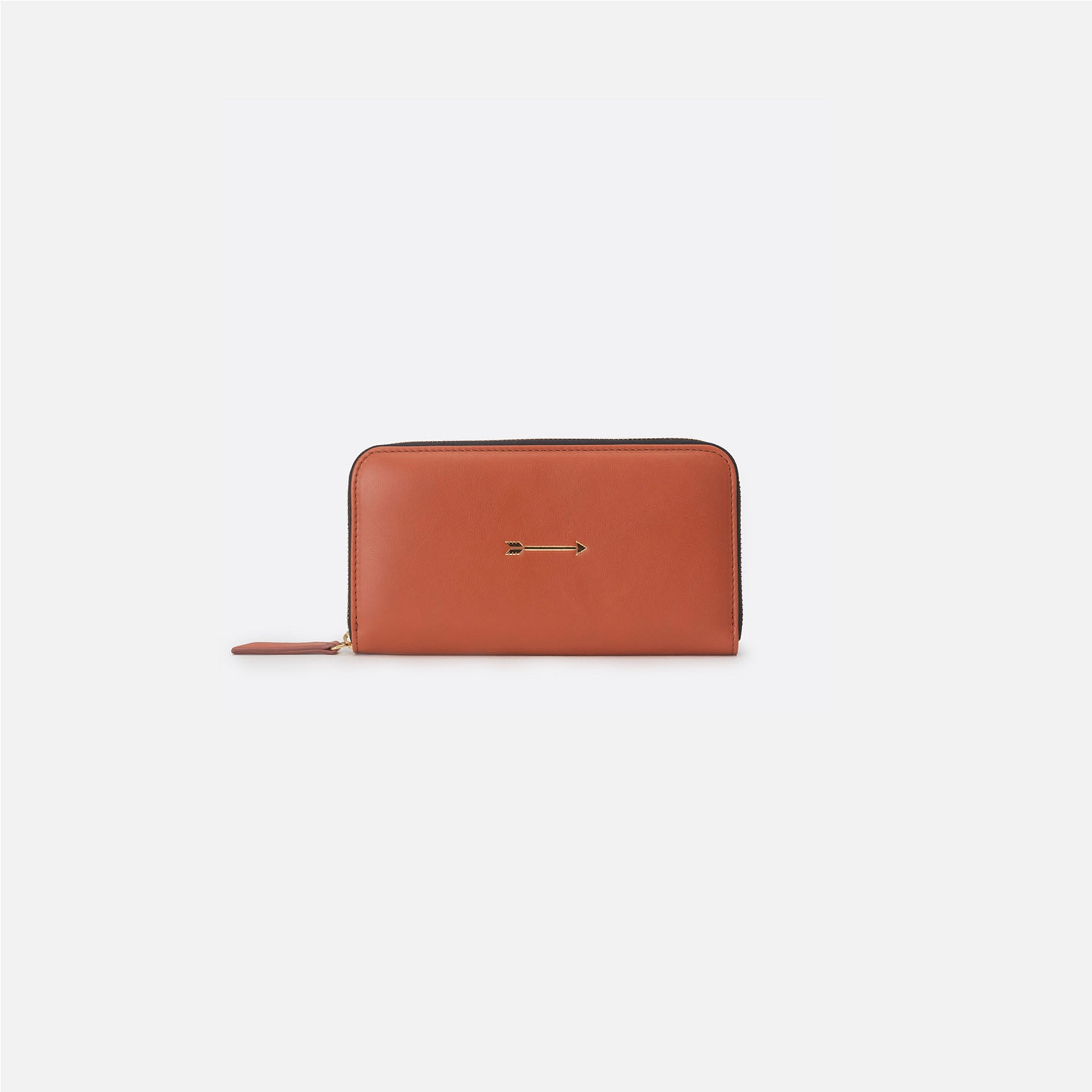 Cartera Continental Grande Terracota