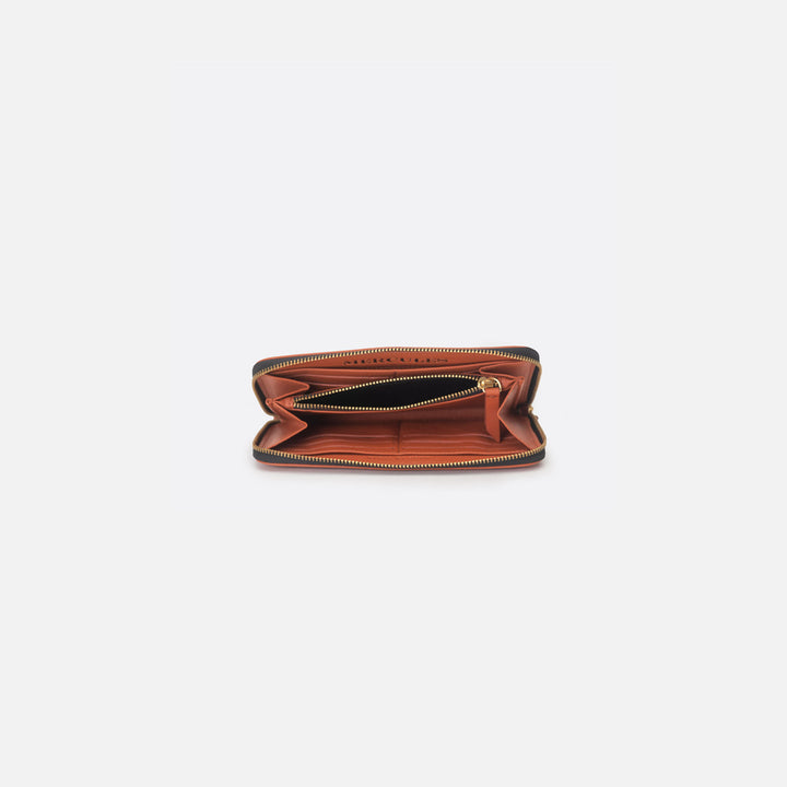 Cartera Continental Grande Terracota