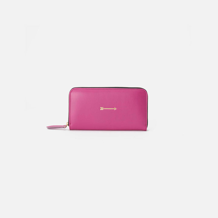 Cartera Continental Grande Orquidea