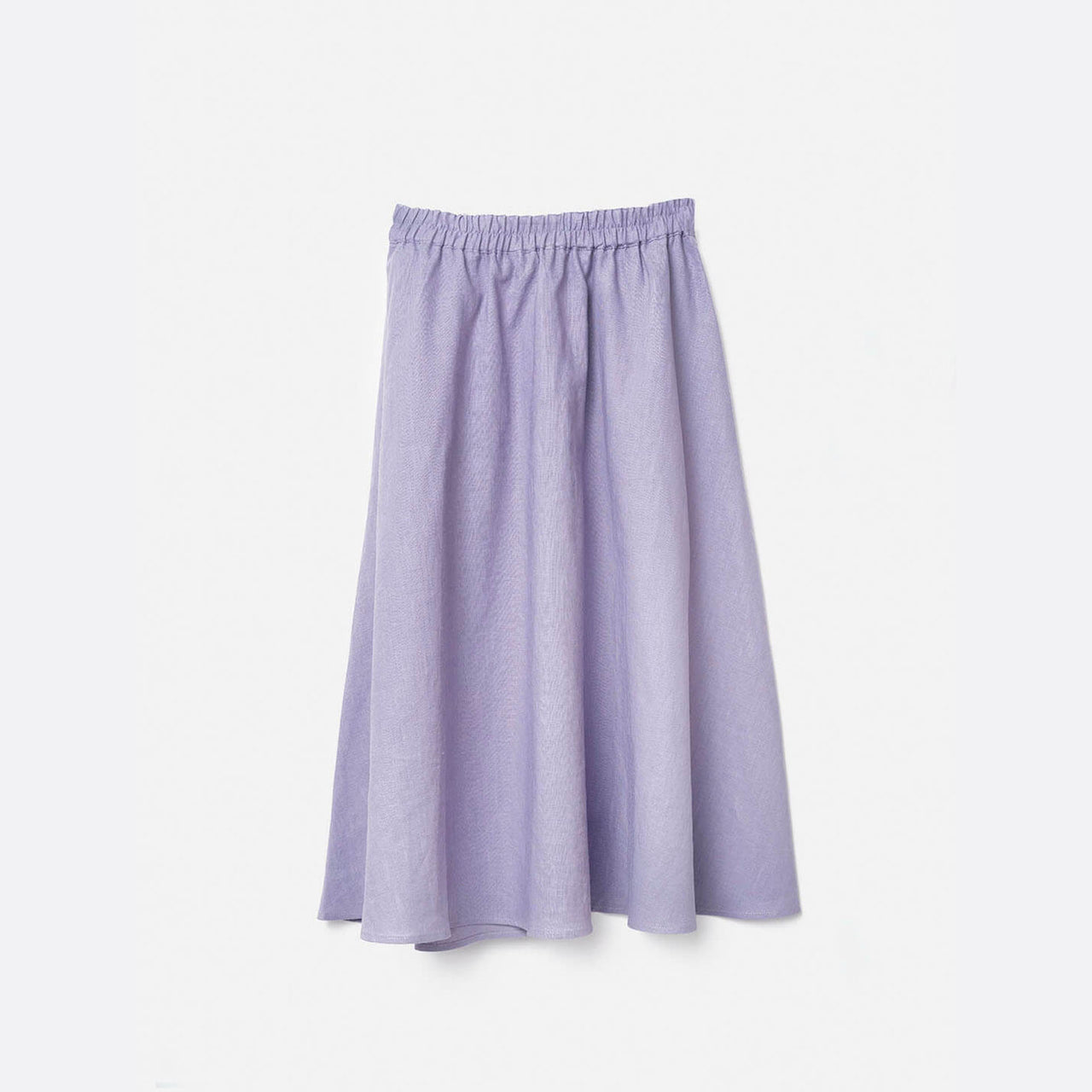 Falda lino lila