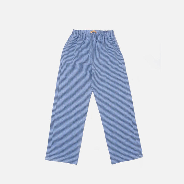Pantalón de rayas azul oscuro