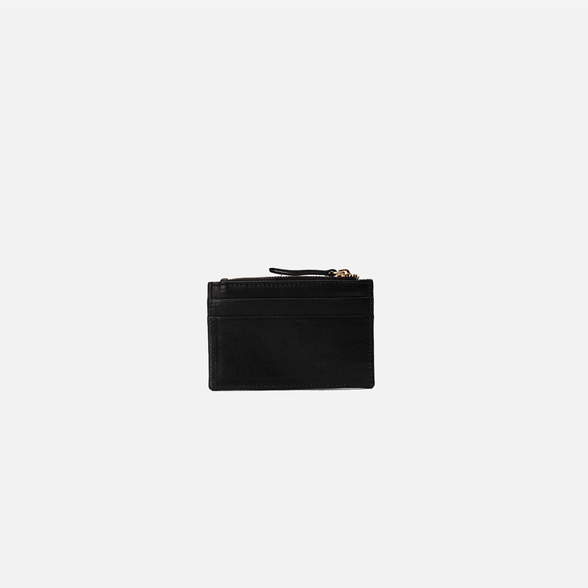 Tarjetero Zip Negro