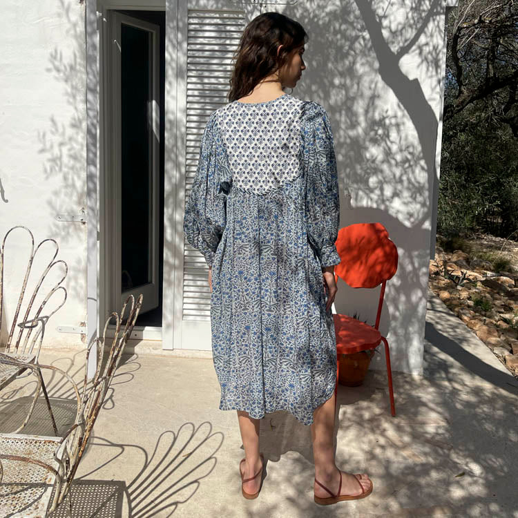 Vestido Poppy Azul